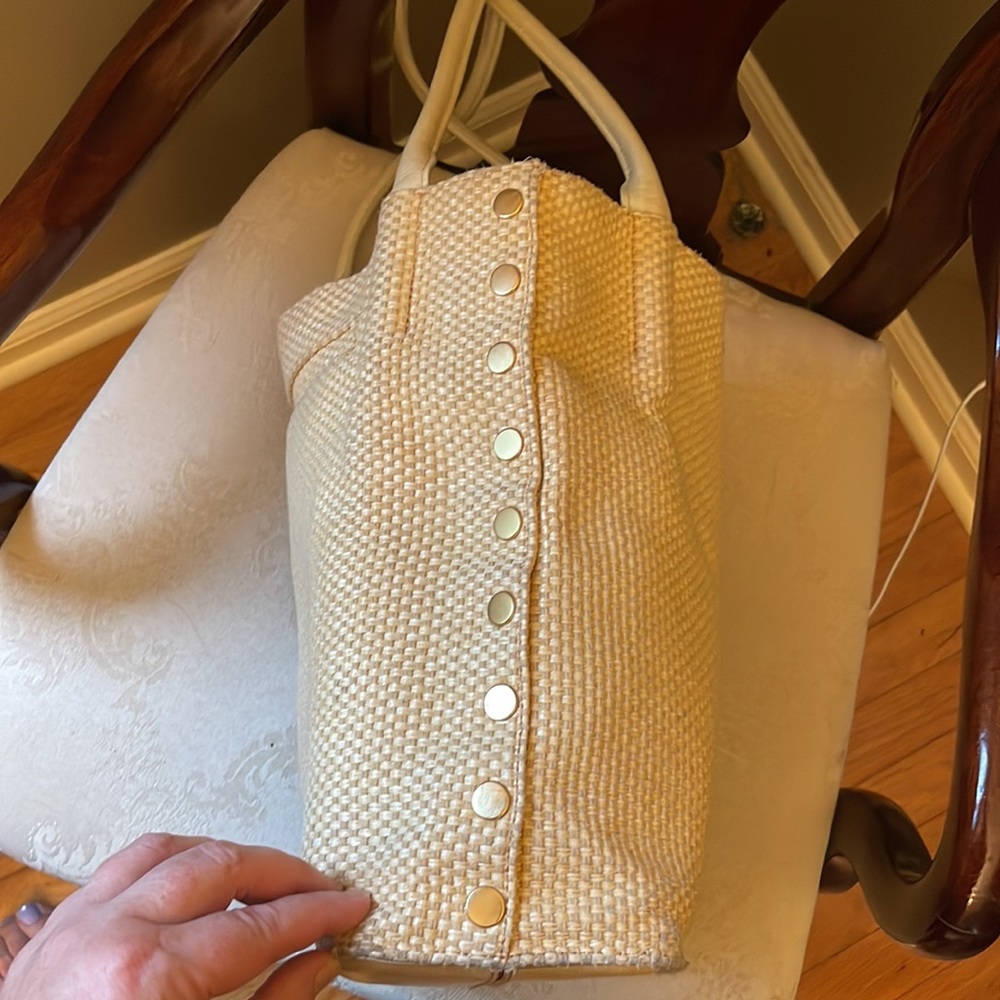 Hammitt Oliver Medium Ricotta Raffia Tote - Picture 6 of 17